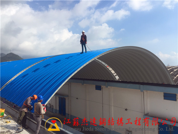 福建光澤直屬庫(kù)拱形屋面