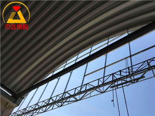 南京機(jī)械罩棚金屬拱形屋面