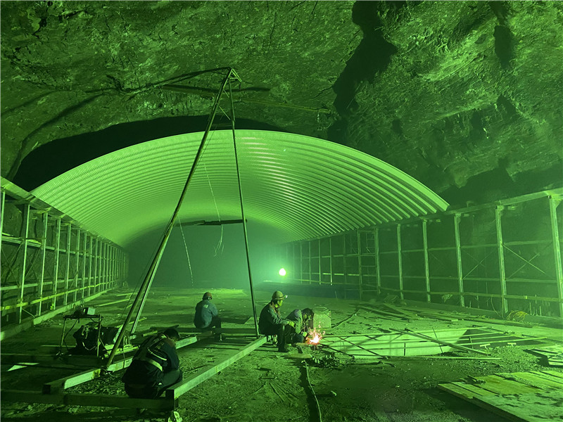 水電站室內(nèi)廠房拱形屋面施工計(jì)劃室內(nèi)施工環(huán)境